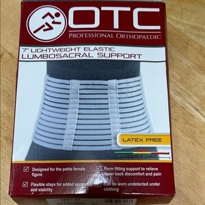 OTC Lumbosacral Support Belt